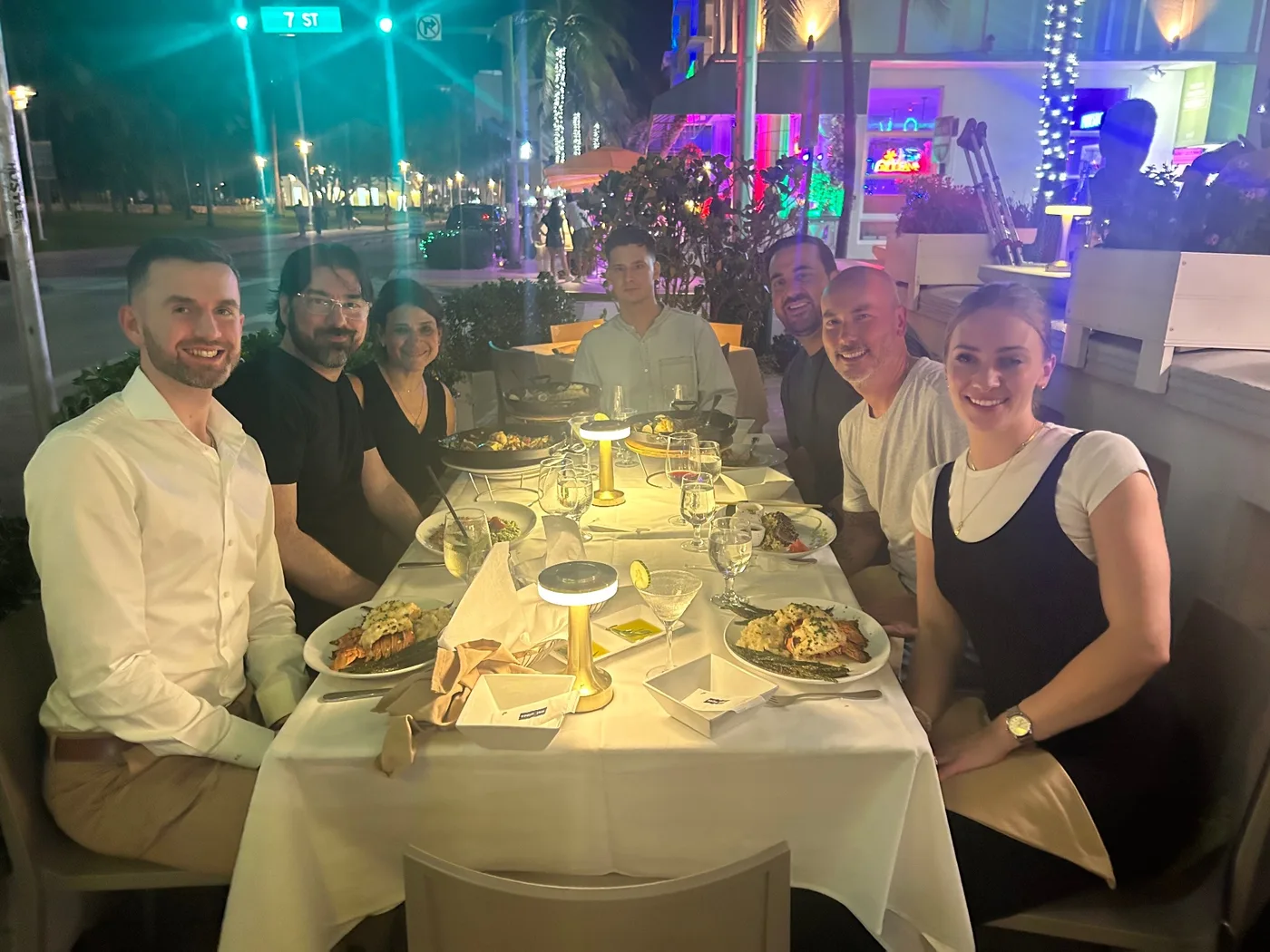 Team dinner in Miami